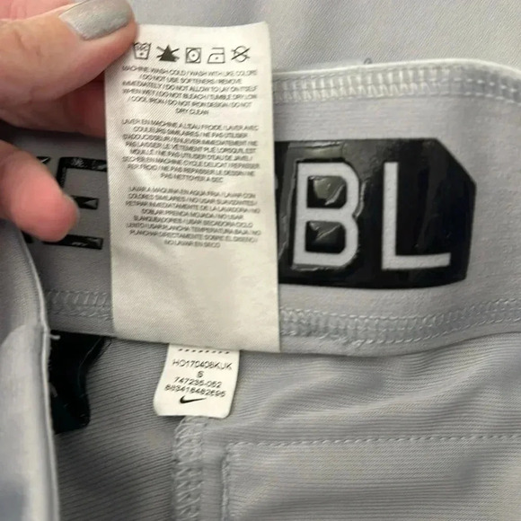 Men’s Nike BSBL Baseball Gray Grey Pants Size Small - Picture 9 of 9
